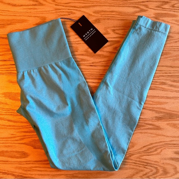 NWT NVGTN Contour Legging Caribbean Blue XS - Picture 2 of 7